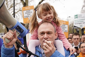 Ed Davey at Peoples' Vote Rally 2019, Henry Compson